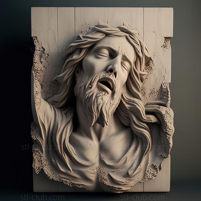 3D model st jesus (STL)